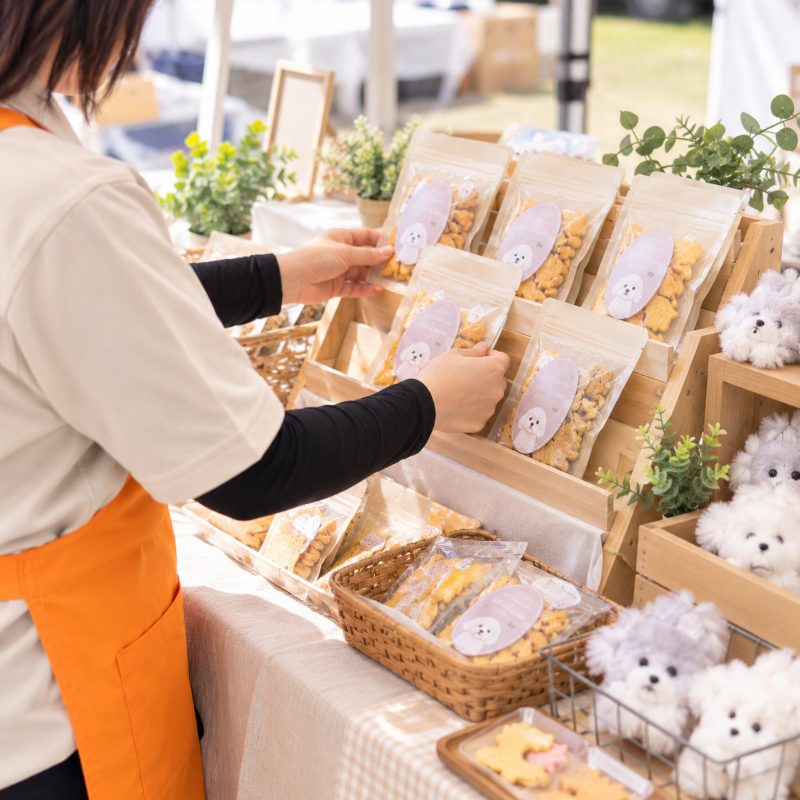 イベントに出店している様子