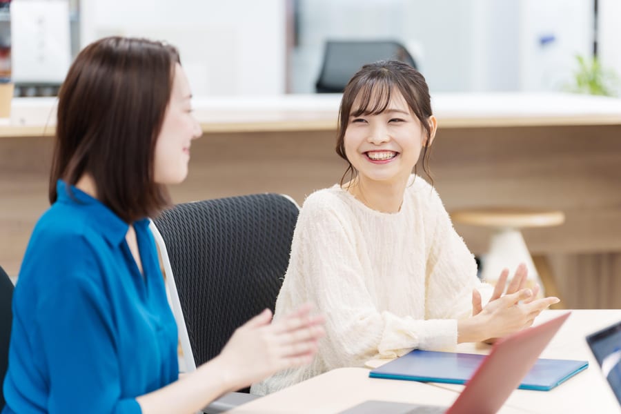 仕事を学ぶフォロー体制