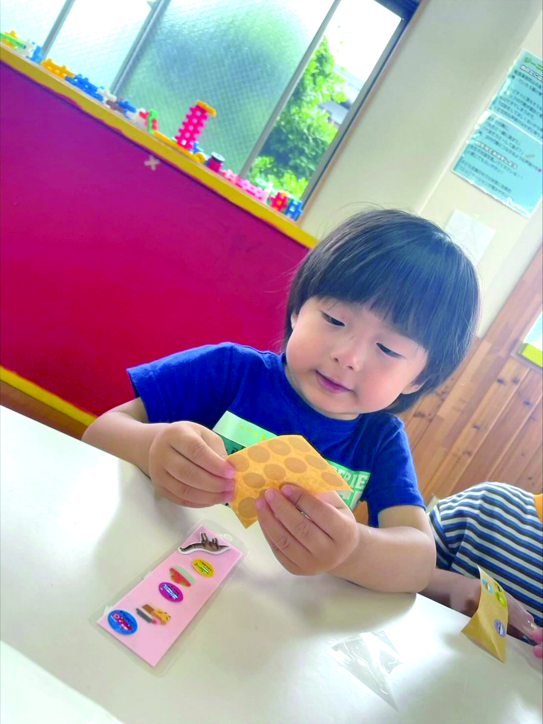 オリジナルしおり作り