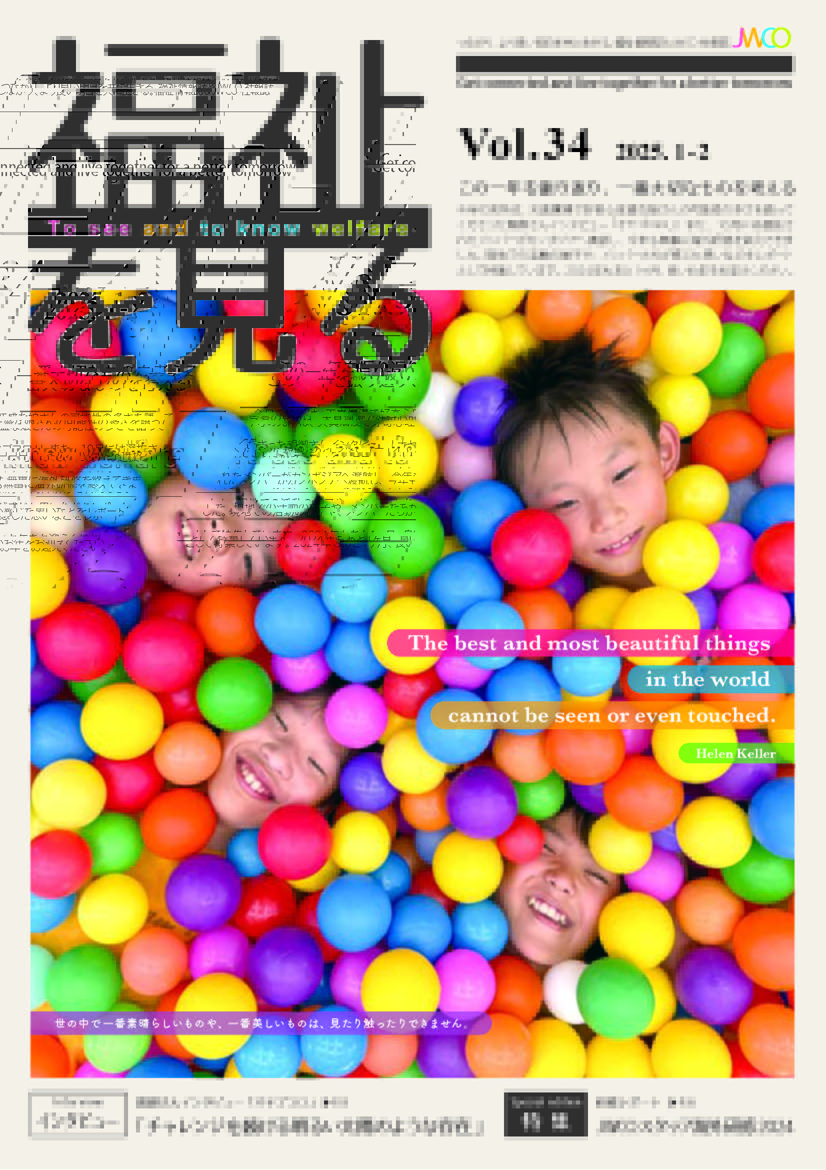 福祉を見る Vol.34 表紙