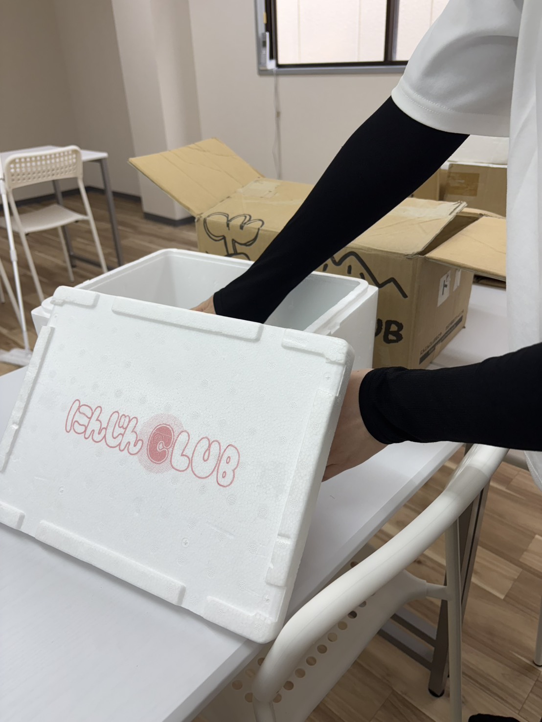 商品の仕分け